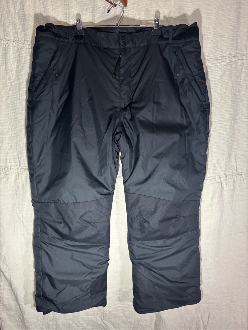 all in motion Men's Black Insulated Snow Pants Winter Sports Workwear
